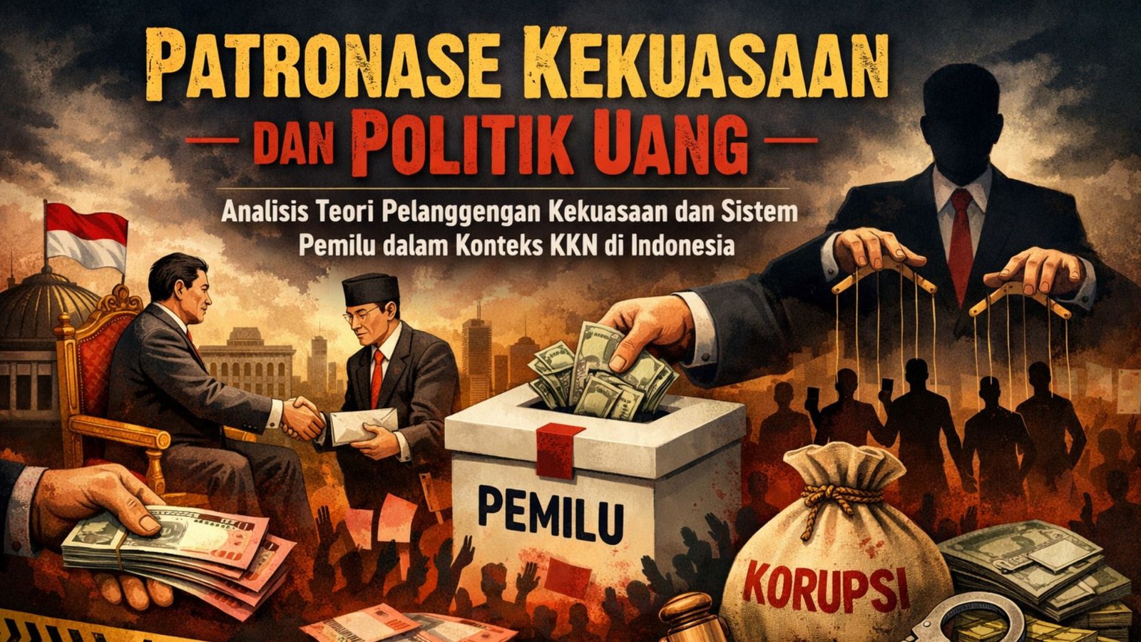 Patronase Kekuasaan dan Politik Uang : Analisis Teori Pelanggengan Kekuasaan dan Sistem Pemilu dalam Konteks KKN di Indonesia